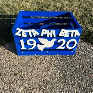 custom made zeta phi beta crate